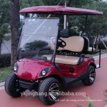 Elektrischer Golfwagen mit 2 Sitzplätzen mit Golftaschenhalter